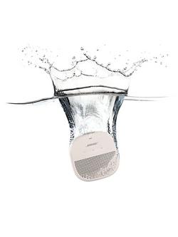 Bose SoundLink Micro Water-resistant Portable Bluetooth Speaker with Built-in Speakerphone - view 2, White Smoke