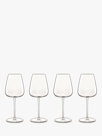 Luigi Bormioli Talismano White Wine Glass, Set of 4, 450ml, Clear, Clear