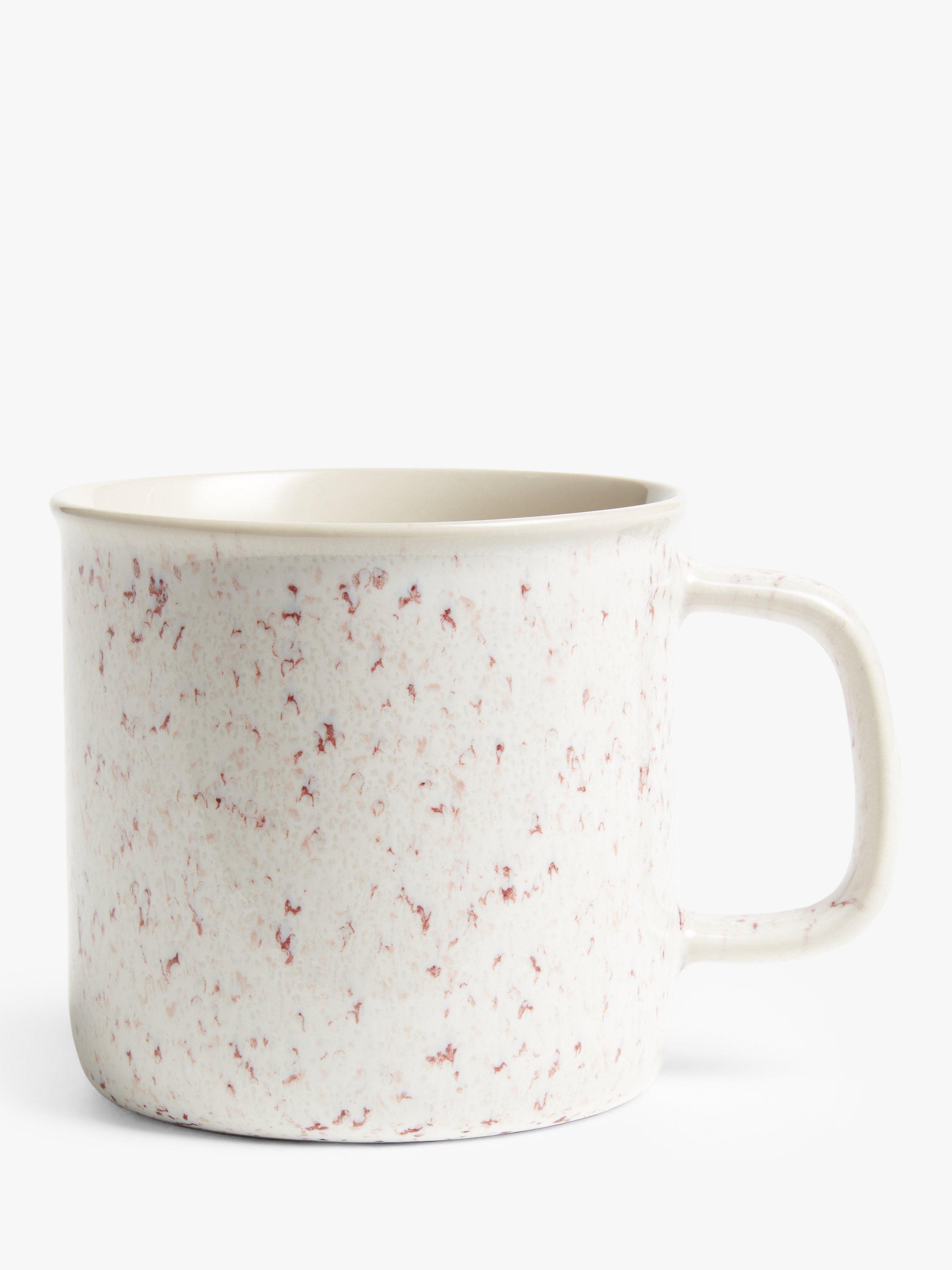 John Lewis Speckle Can Glaze Stoneware Mug, 400ml