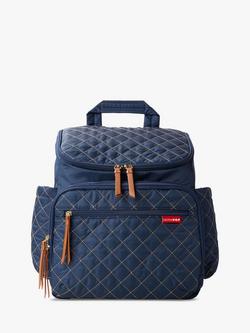 Skip Hop Forma Quilted Changing Backpack, Navy, Navy