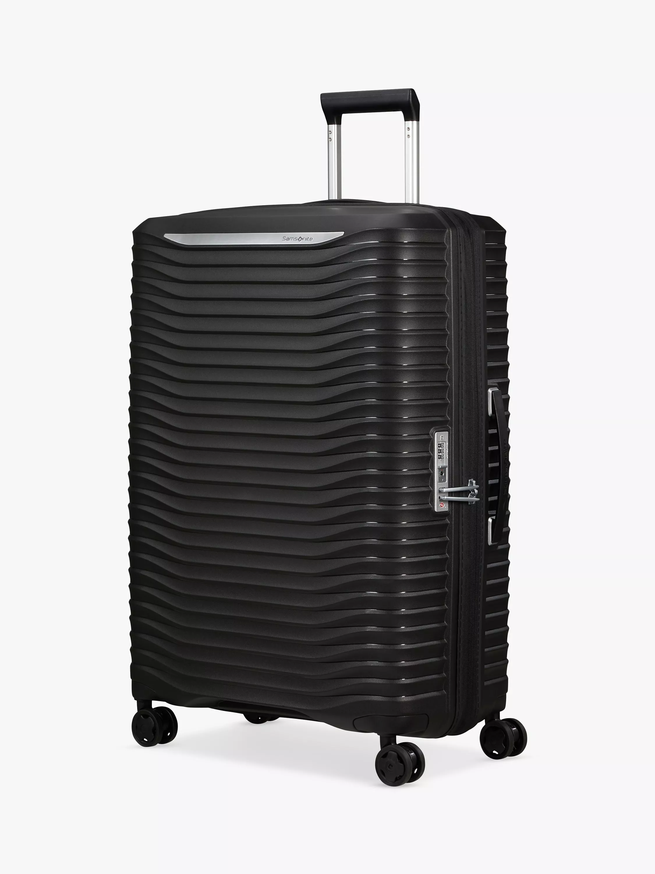 Samsonite Upscape 4 Wheel 75cm Expandable Large Suitcase Black