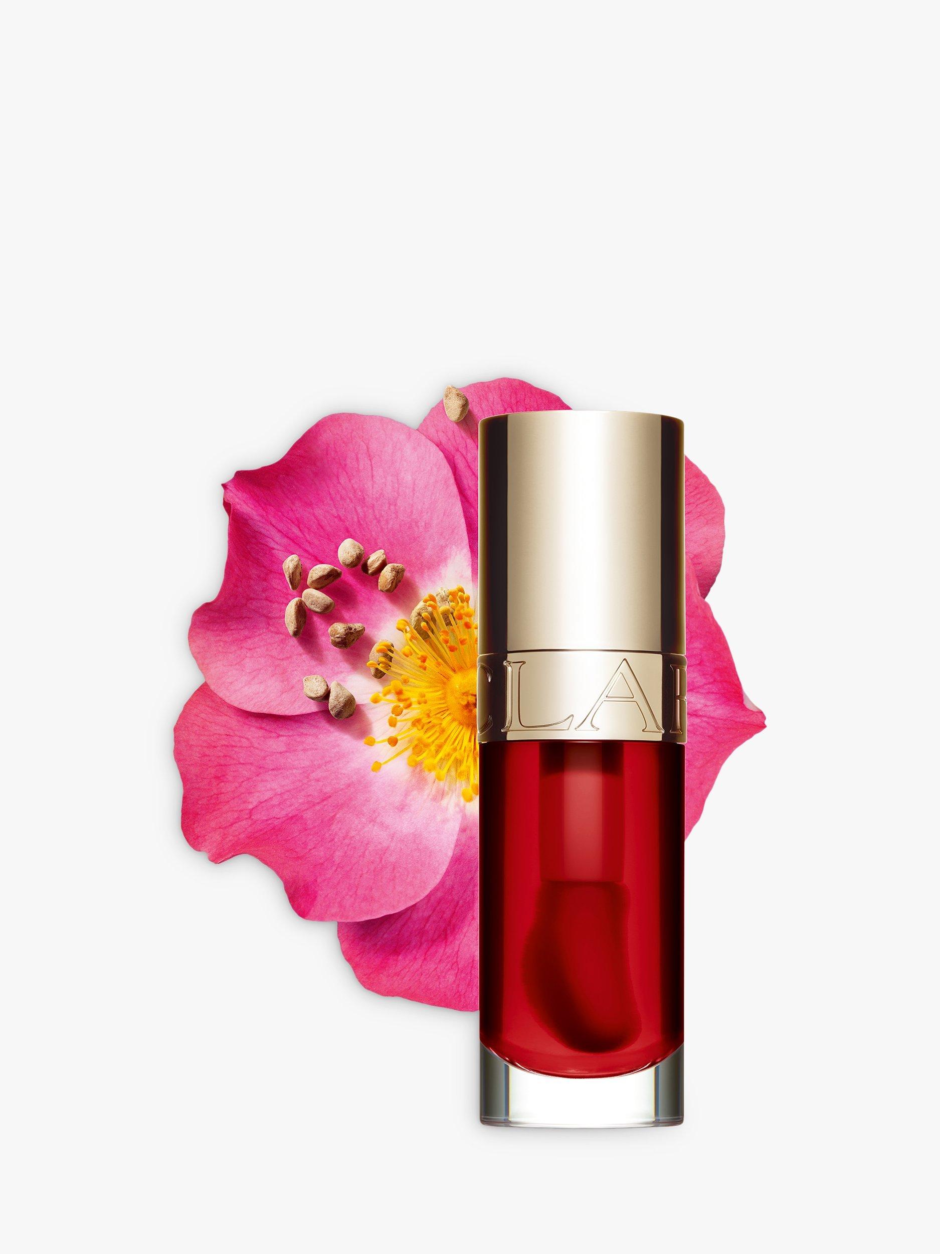 Product image 2 of 6, which shows Clarins Lip Comfort Oil, 08 Strawberry