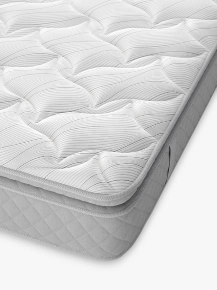 Sealy Enhance Bloomsbury Geltex Mattress, Softer/Regular Tension, Super King Size - view 2, White