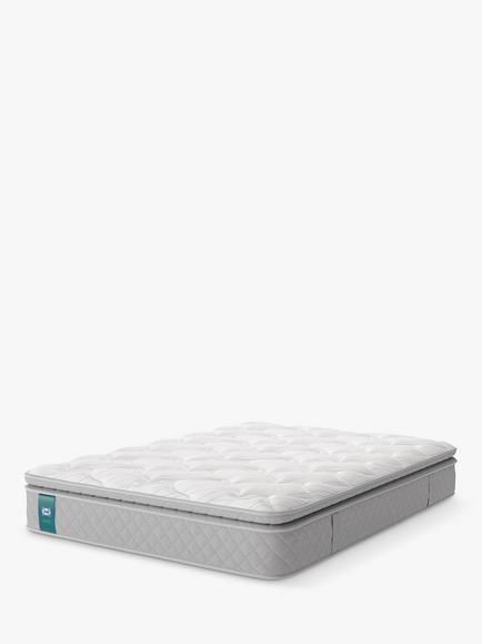 Sealy Enhance Bloomsbury Geltex Mattress, Softer/Regular Tension, King Size, White