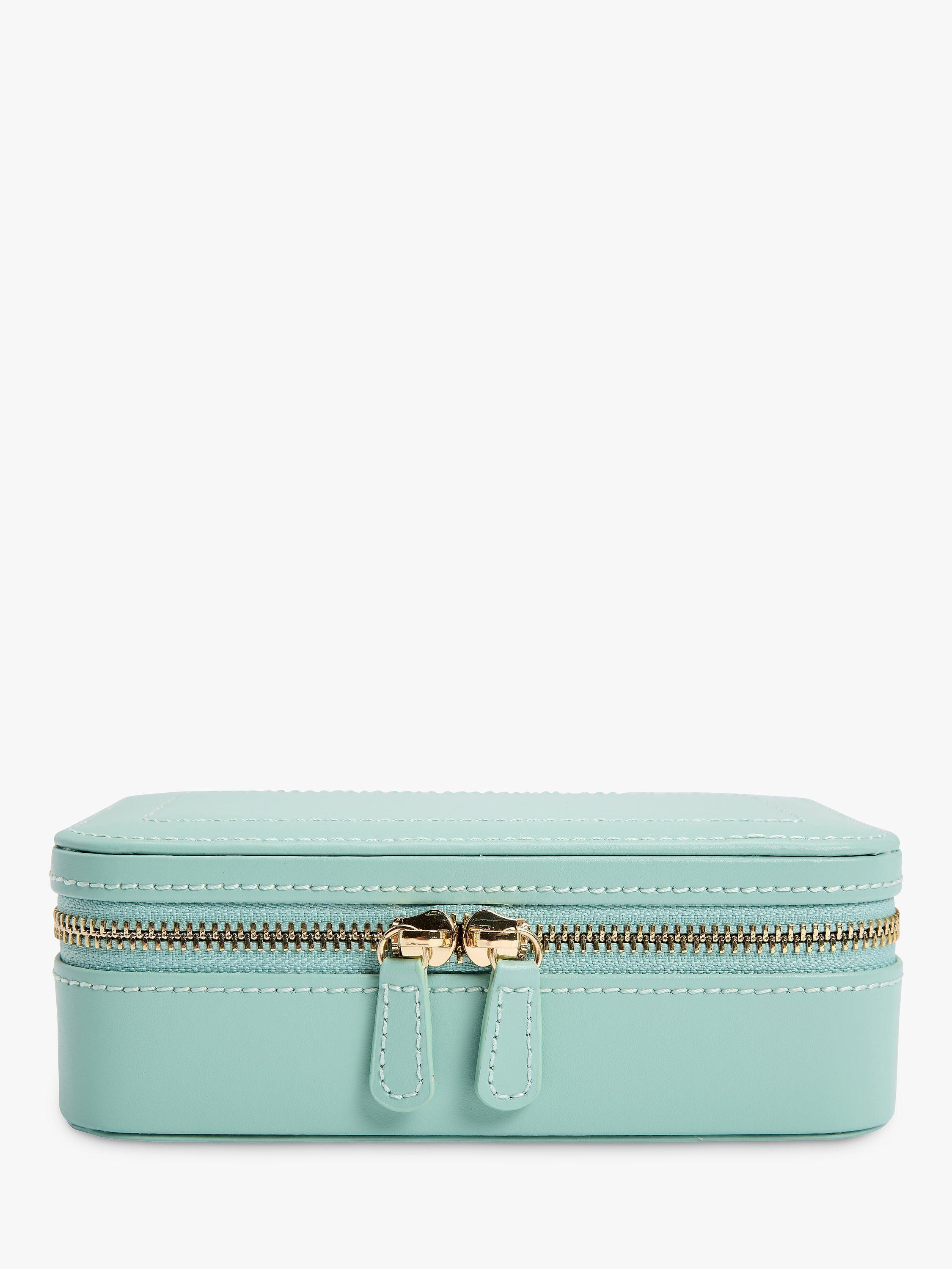 Wolf Sophia Zipped Jewellery Case, Jade