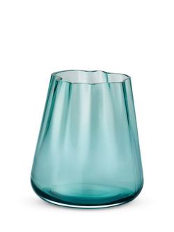LSA International Lagoon Vase/Lantern, H18.5cm, Green