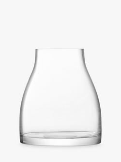 LSA International Flower Kiln Vase, H21cm, Clear, Clear