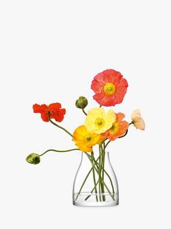 LSA International Flower Kiln Vase, H21cm, Clear - view 2, Clear