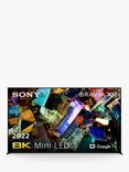 Sony Bravia XR XR75Z9K Mini LED HDR 8K Ultra HD Smart Google TV, 75 inch with Youview/Freesat HD & Dolby Atmos, Black