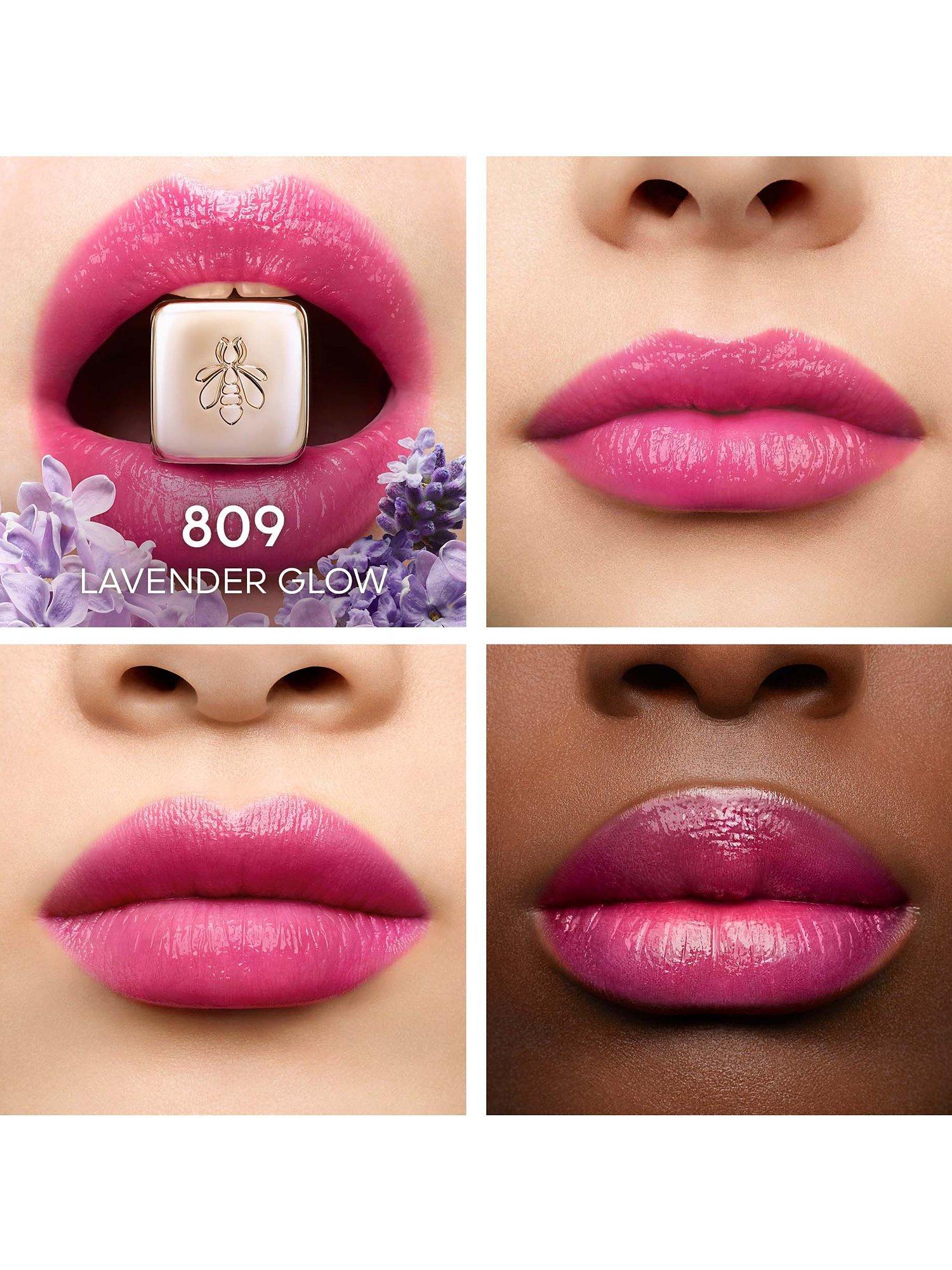 Product image 3 of 11, which shows Guerlain Kiss Kiss Bee Glow Lip Balm, 809 Lavander Glow