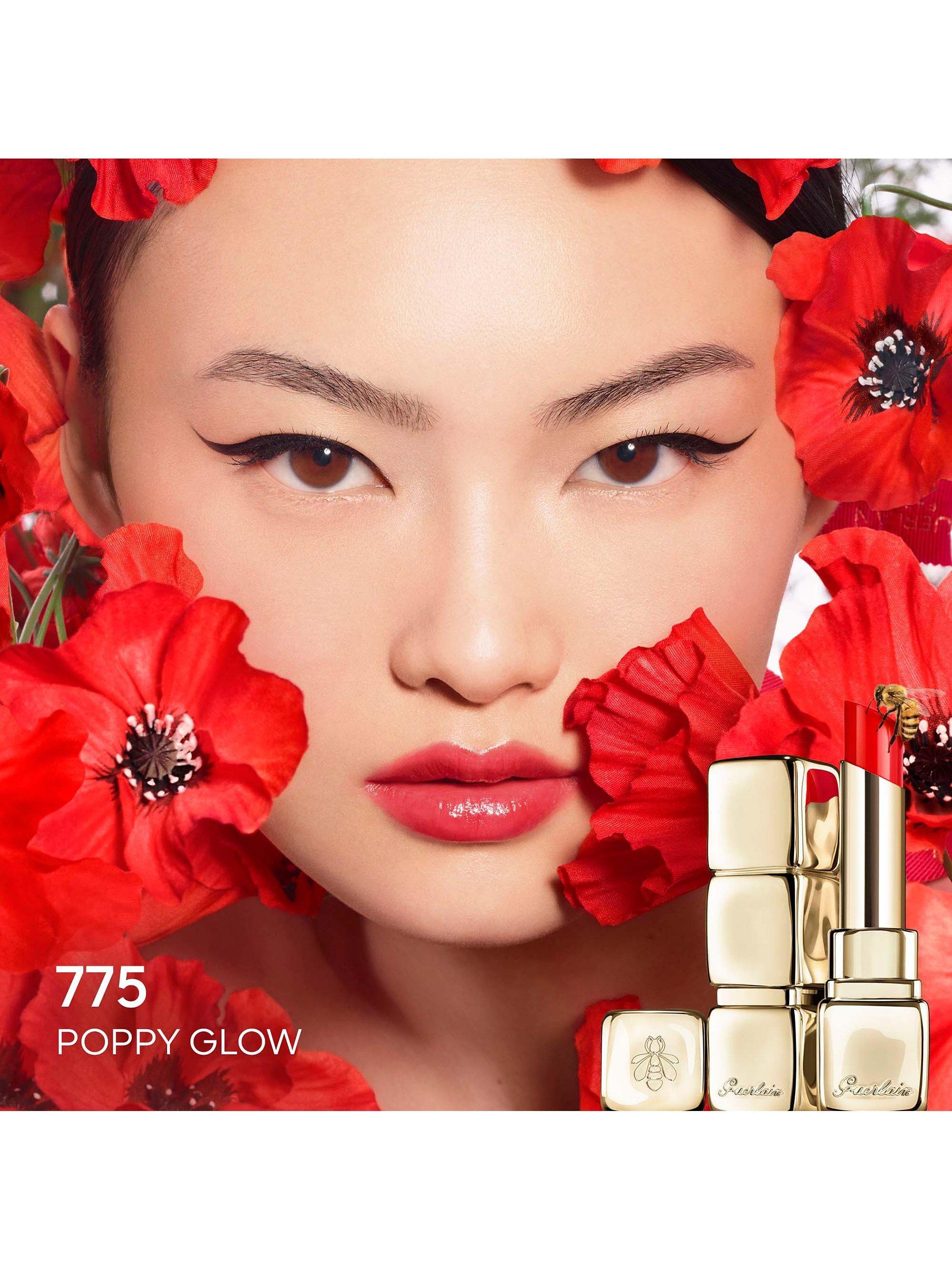 Product image 8 of 11, which shows Guerlain Kiss Kiss Bee Glow Lip Balm, 775 Poppy Glow