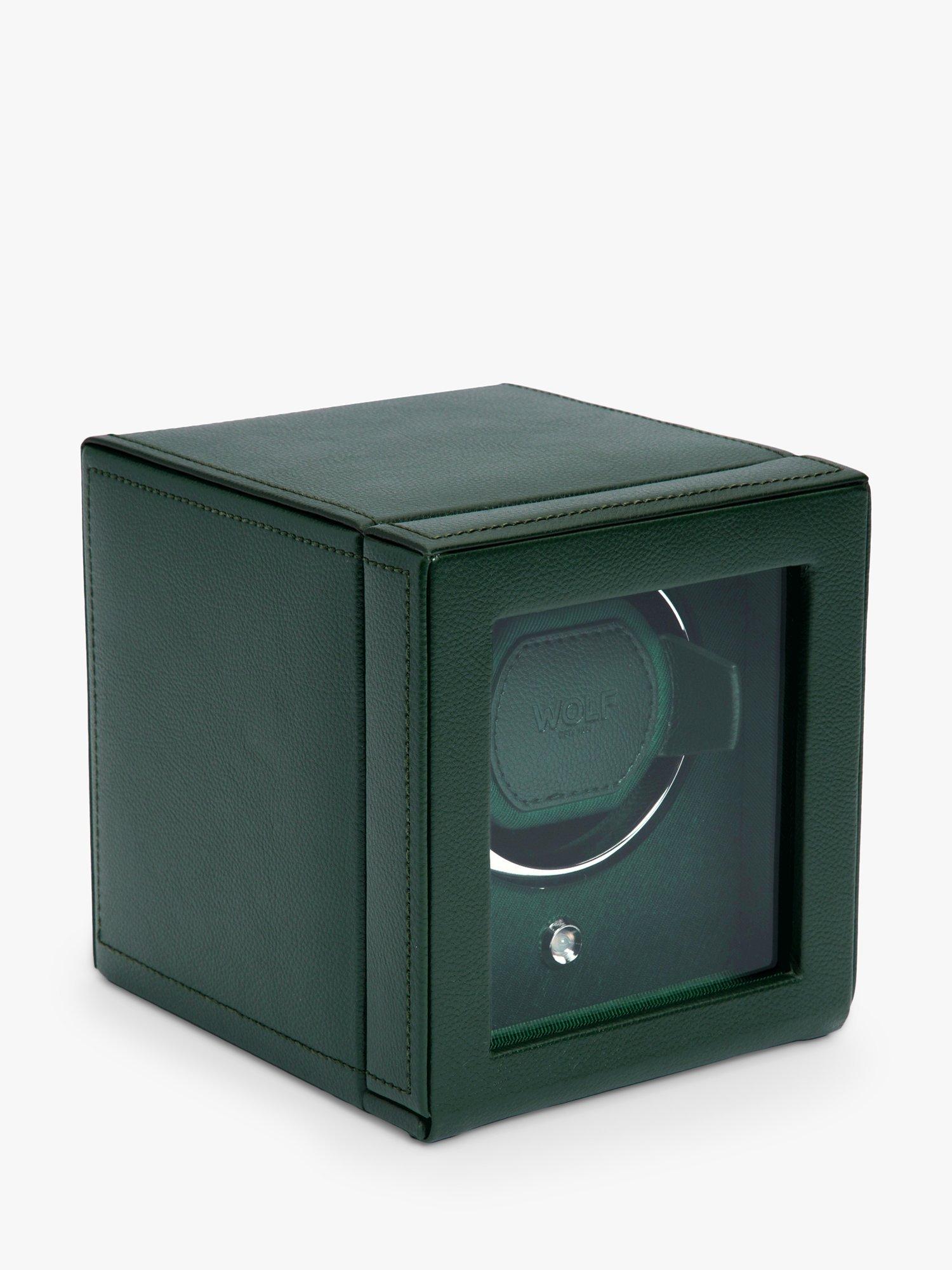 Wolf Cub Vegan Leather Watch Winder Green