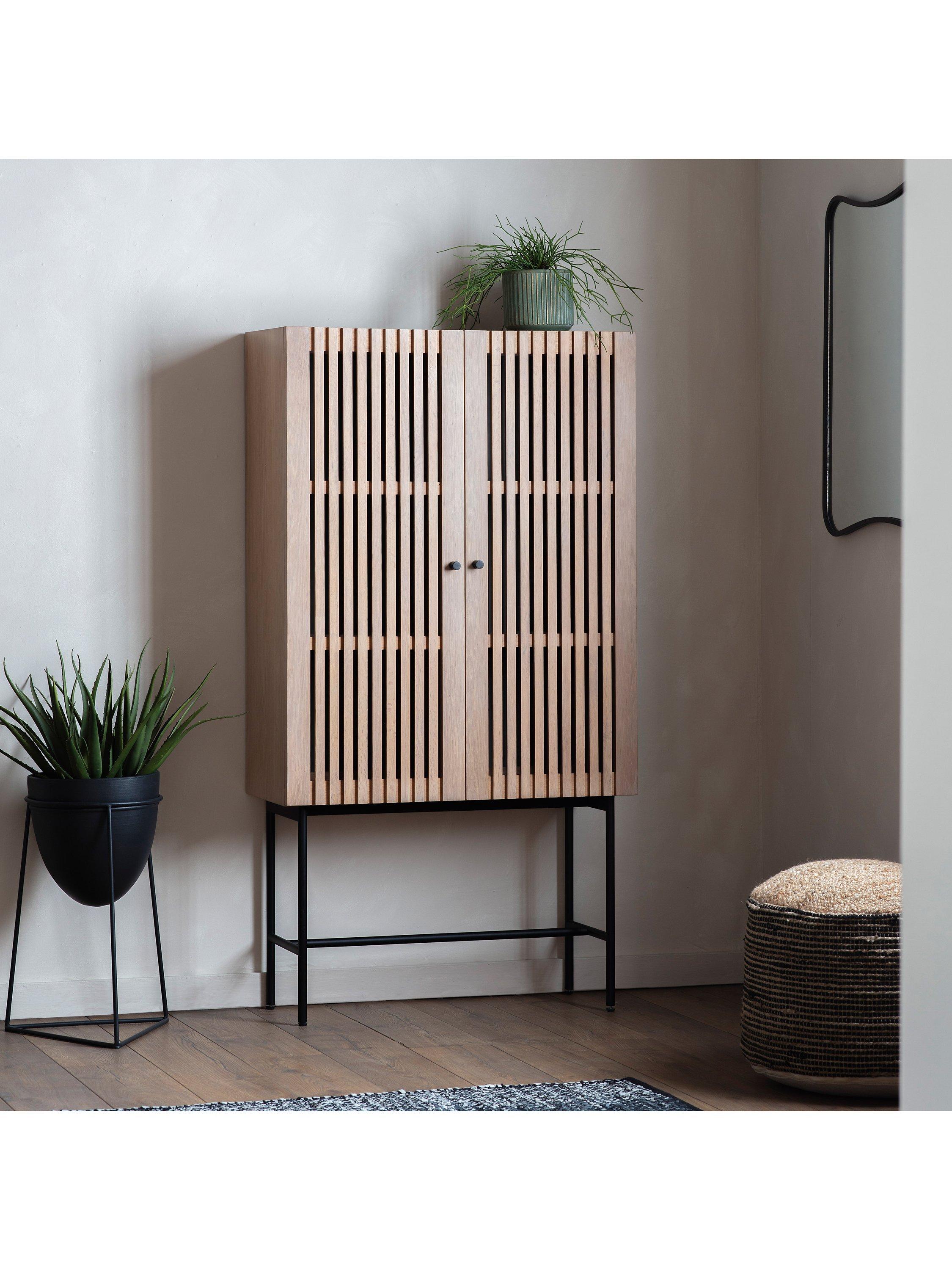 Gallery Direct Foxley Storage Cabinet, Oak