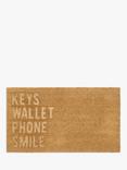 John Lewis Pressed Coir List Door Mat