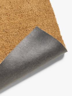 John Lewis Pressed Coir List Door Mat - view 2, Multi