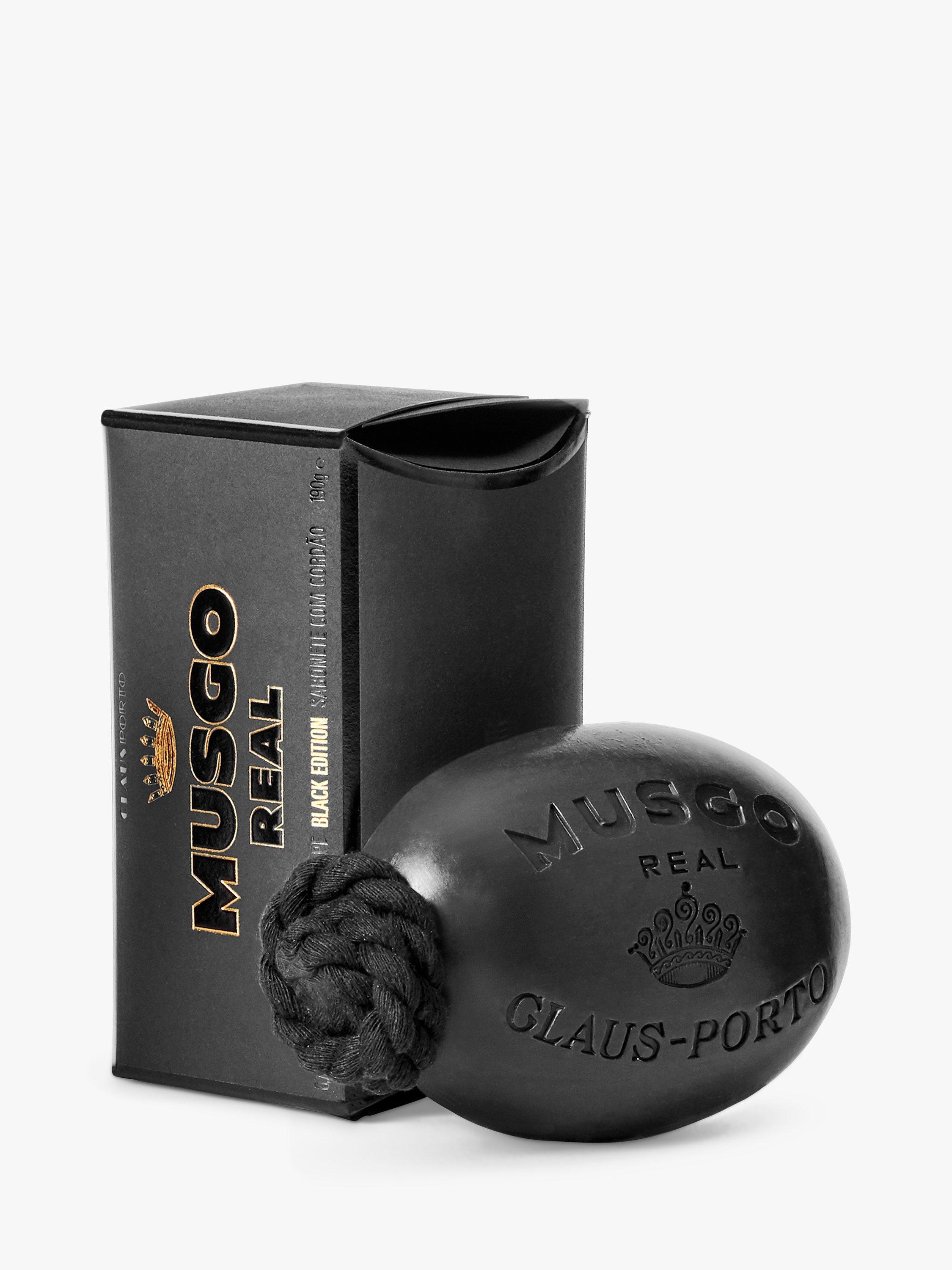 Claus Porto Musgo Real Black Edition Soap On A Rope, 190g