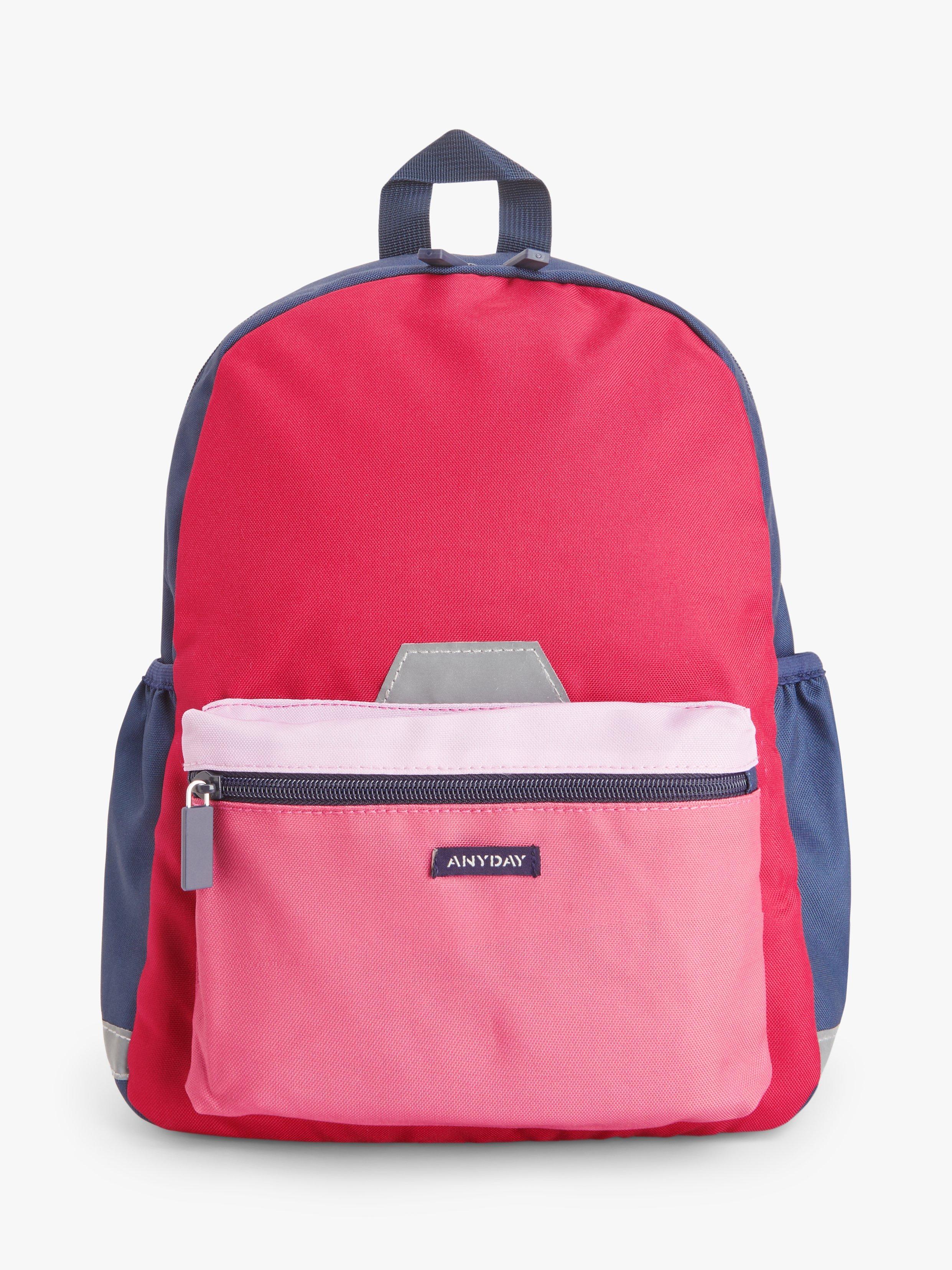 John Lewis ANYDAY Kids' Colour Block Backpack