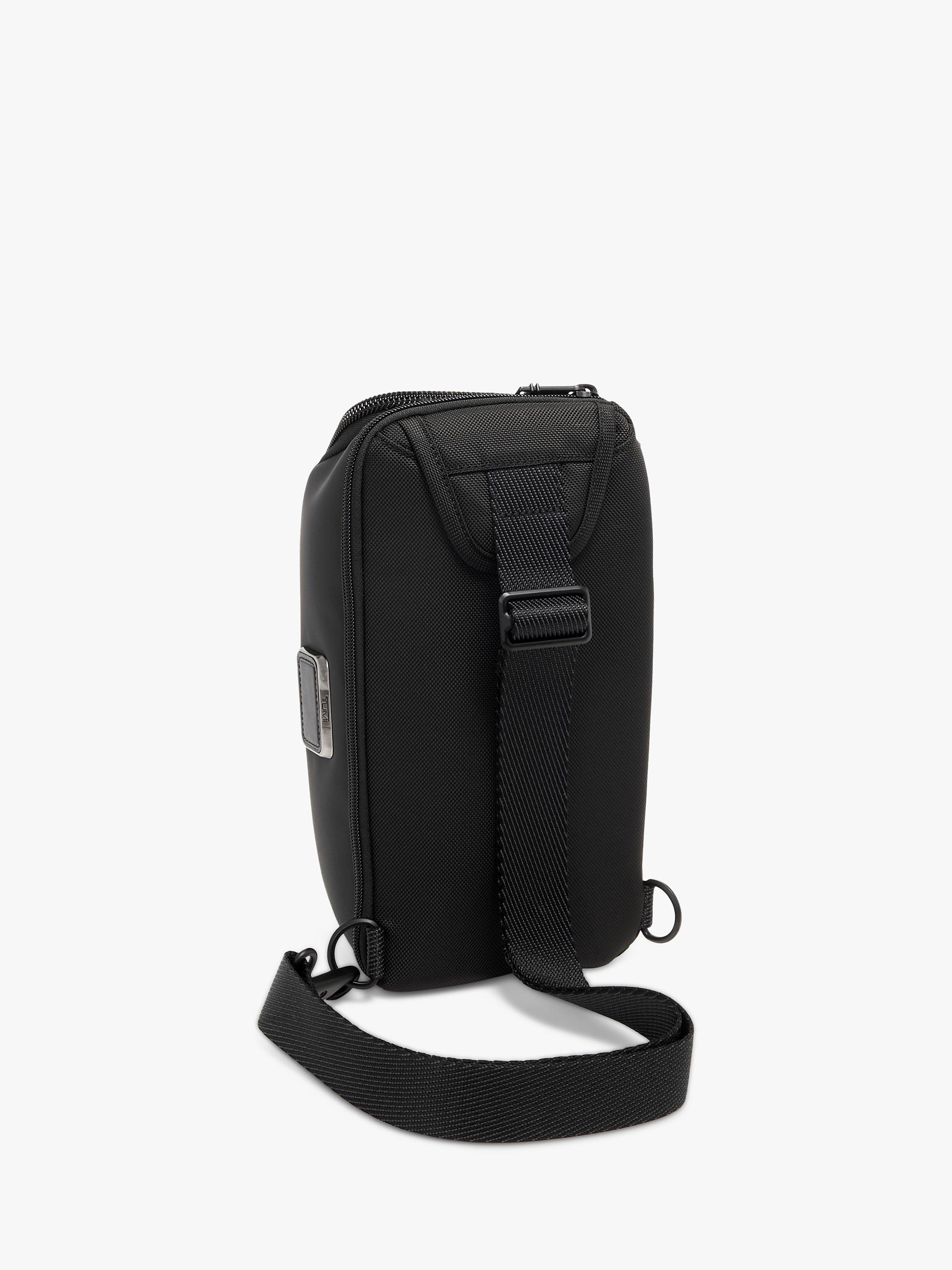 Product image 5 of 7, which shows TUMI Platoon Sling Bag, Black