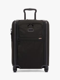 TUMI Continental USB Expanding Suitcase, Black, Black