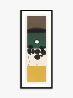 Tate + John Lewis Victor Pasmore 'Hear the Sound of a Magic Tune' Wood Framed Print & Mount, 103 x 43cm, Green/Multi