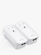 TP-Link TL-PA9020P Gigabit Passthrough Powerline Starter Kit, AV2000