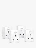 TP-Link Tapo P100 Mini Wi-Fi Smart Plug, Pack of 4