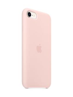 Apple Silicone Case for iPhone SE (2022) - view 2, Chalk Pink