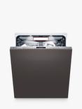 Neff N70 S187TC800E Fully Integrated Dishwasher with Zeolith Drying, Stainless Steel