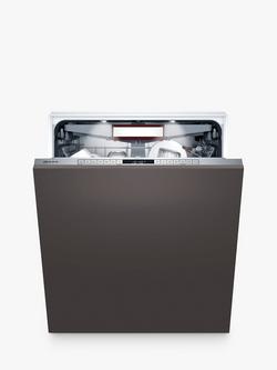 Neff N70 S187TC800E Fully Integrated Dishwasher with Zeolith Drying, Stainless Steel, Stainless Steel