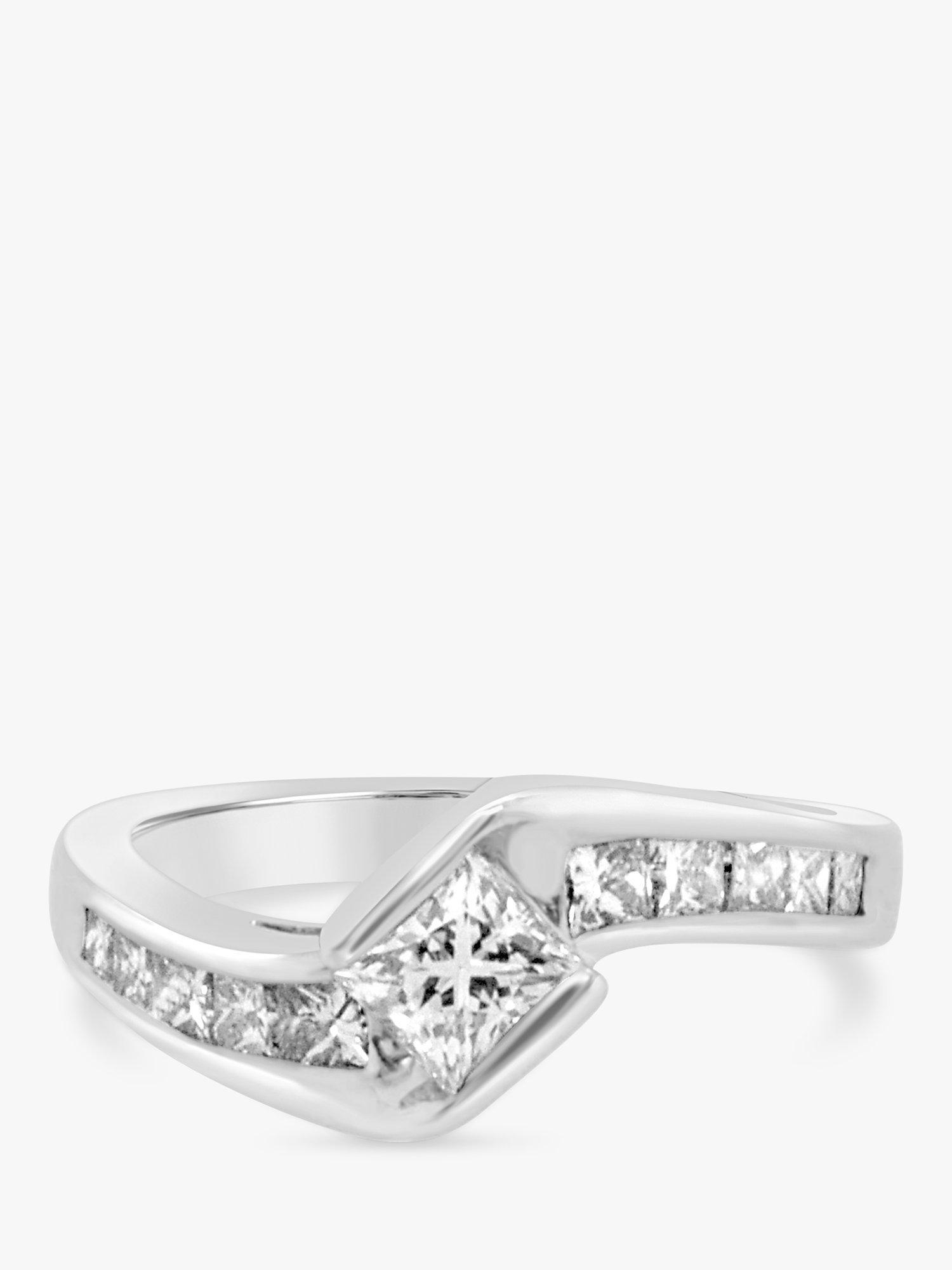 Product image 1 of 4, which shows Milton & Humble Jewellery Pre-Loved 950 Platinum Diamond Ring