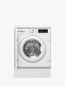 Neff N90 W544BX2GB Integrated Washing Machine, 8kg Load, 1400rpm Spin, White, White