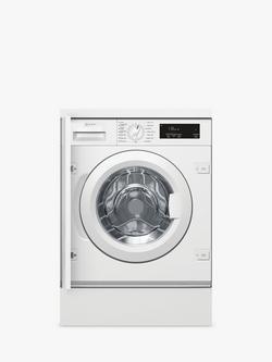Neff N50 W543BX2GB Integrated Washing Machine, 8kg Load, 1400rpm Spin, White, White