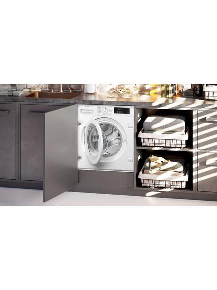 Neff N50 W543BX2GB Integrated Washing Machine, 8kg Load, 1400rpm Spin, White - view 2, White