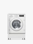 Siemens iQ700 WI14W502GB Integrated Washing Machine, 8kg Load, 1400rpm Spin, White