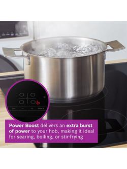 Bosch Series 4 PIE631BB5E 60cm Induction Hob - view 2, Black