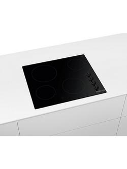 Bosch Series 2 PKE611CA3E 60cm Ceramic Hob, Black - view 2, Black