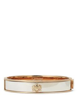 Lauren Ralph Lauren Two-Tone Crest Bangle Bracelet, Silver/Gold, Silver/Gold