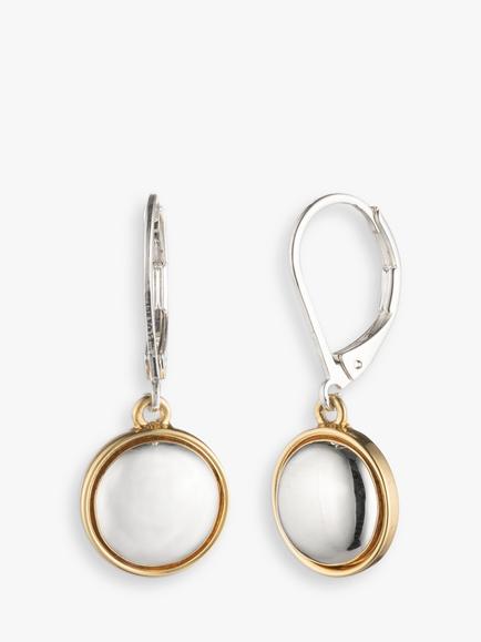 Lauren Ralph Lauren Two-Tone Drop Earrings, Gold/Silver, Mixed Metal