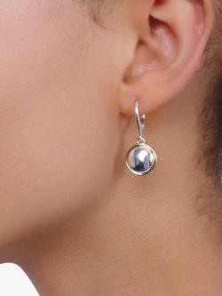 Lauren Ralph Lauren Two-Tone Drop Earrings, Gold/Silver - view 2, Mixed Metal