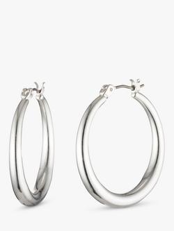 Lauren Ralph Lauren Gradual Hoop Earrings, Silver, Silver