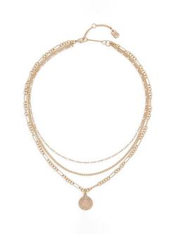 Lauren Ralph Lauren Beaded Multi-Row Layered Necklace, Gold, Gold