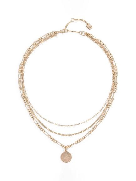 Lauren Ralph Lauren Beaded Multi-Row Layered Necklace, Gold, Gold