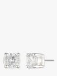 Lauren Ralph Lauren Simple Cubic Zirconia Stud Earrings, Silver