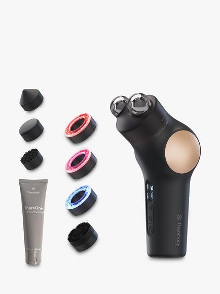 TheraFace PRO Facial Health Device by Therabody, Black/Gold