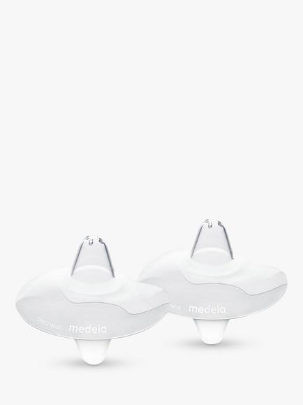 Medela Large Silicone Nipple Shields, Pack of 2, Clear