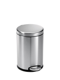 simplehuman Round Bathroom Pedal Bin, 4.5L