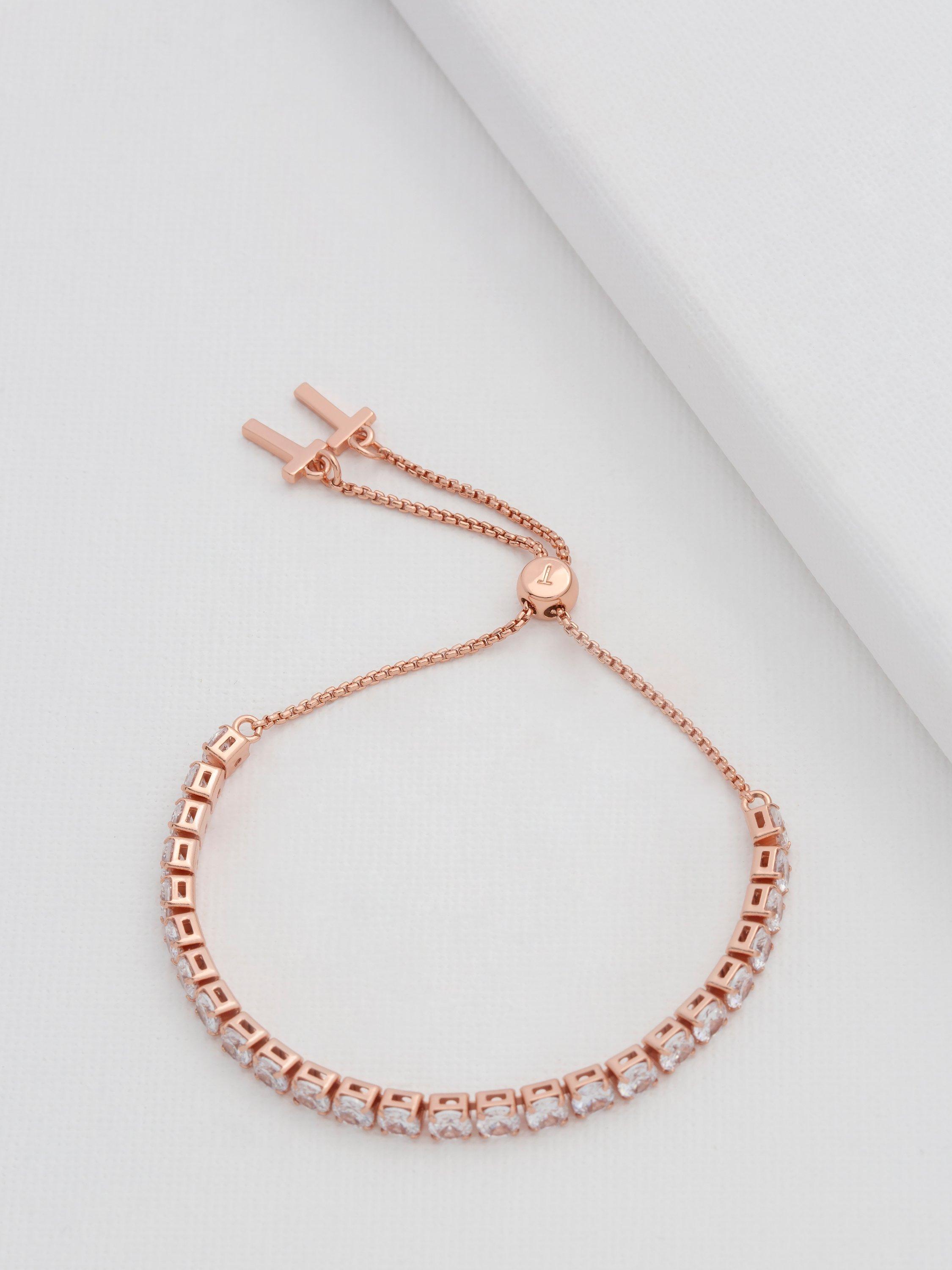 Ted Baker Melrah Crystal Tennis Bracelet, Rose Gold