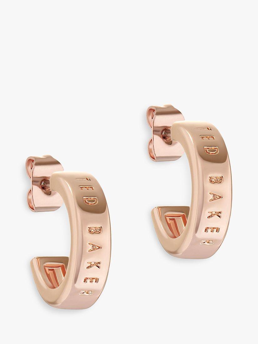 Ted Baker Helenna Hoop Earrings, Rose Gold