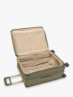 Briggs & Riley Baseline 4-Wheel Spinner 66cm Expandable Medium Suitcase, 97L - view 2, Olive