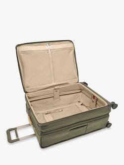 Briggs & Riley Baseline 4-Wheel Spinner 73cm Expandable Large Suitcase, 122L - view 2, Olive